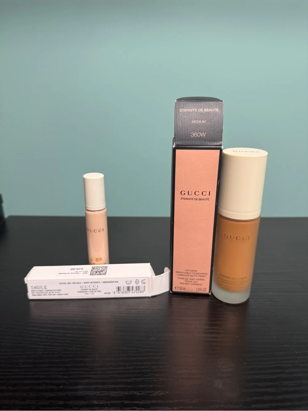 Brand new Gucci Foundation & Concealer Duo - Medium 360W and Gucci Concealer